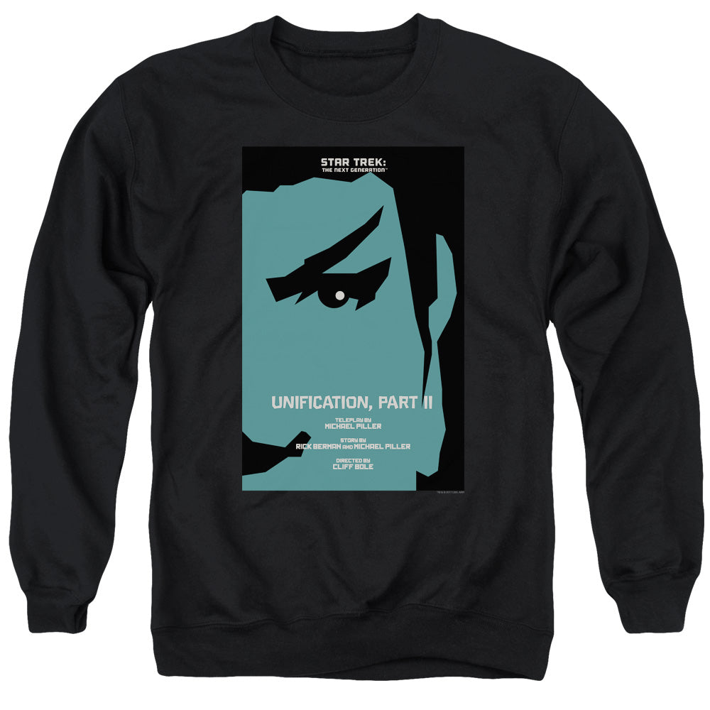 STAR TREK/TNG SEASON 5 EPISODE 8 - ADULT CREWNECK SWEATSHIRT - BLACK