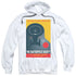 STAR TREK/TNG SEASON 5 EPISODE 13 - ADULT PULLOVER HOODIE - WHITE