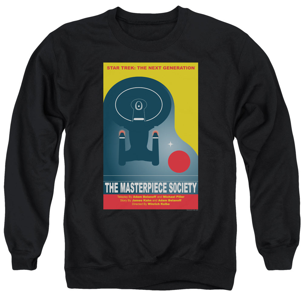 STAR TREK/TNG SEASON 5 EPISODE 13 - ADULT CREWNECK SWEATSHIRT - BLACK