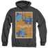 STAR TREK/TNG SEASON 5 EPISODE 14 - ADULT HEATHER HOODIE - BLACK