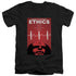 STAR TREK/TNG SEASON 5 EPISODE 16 - S/S ADULT V-NECK 30/1 - BLACK
