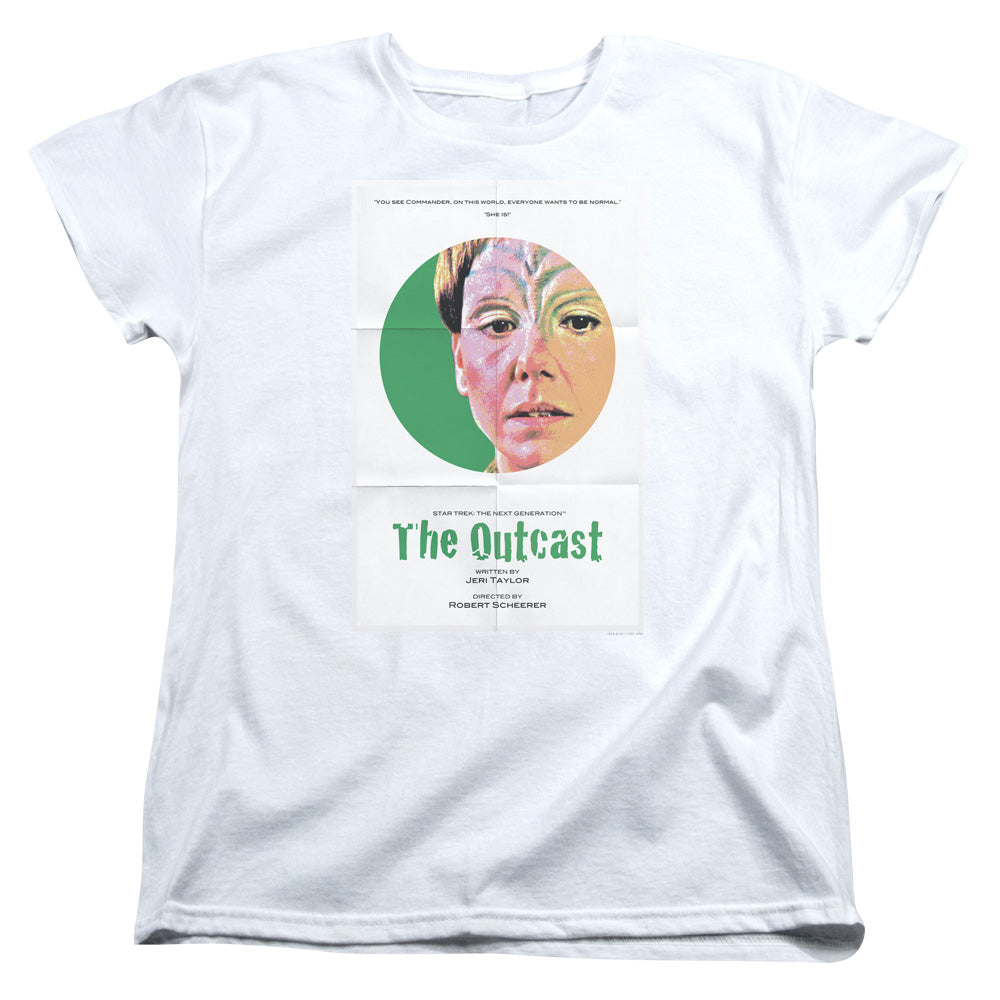 STAR TREK/TNG SEASON 5 EPISODE 17 - S/S WOMENS TEE - WHITE