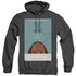 STAR TREK/TNG SEASON 5 EPISODE 20 - ADULT HEATHER HOODIE - BLACK