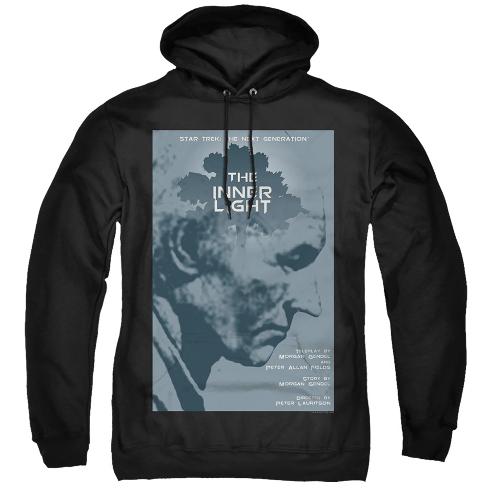 STAR TREK/TNG SEASON 5 EPISODE 25 - ADULT PULLOVER HOODIE - BLACK
