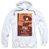 STAR TREK/TNG SEASON 6 EPISODE 8 - ADULT PULLOVER HOODIE - WHITE