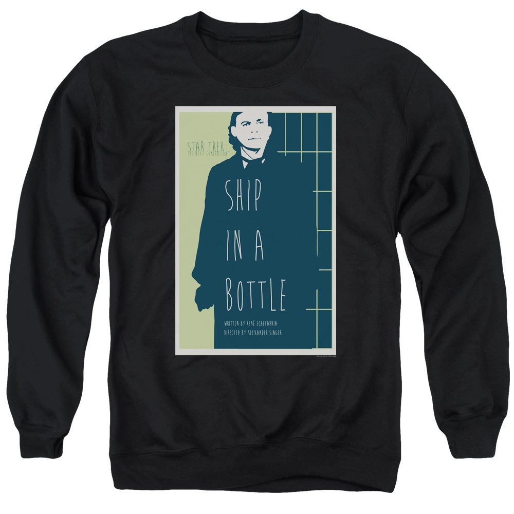 STAR TREK/TNG SEASON 6 EPISODE 12 - ADULT CREWNECK SWEATSHIRT - BLACK