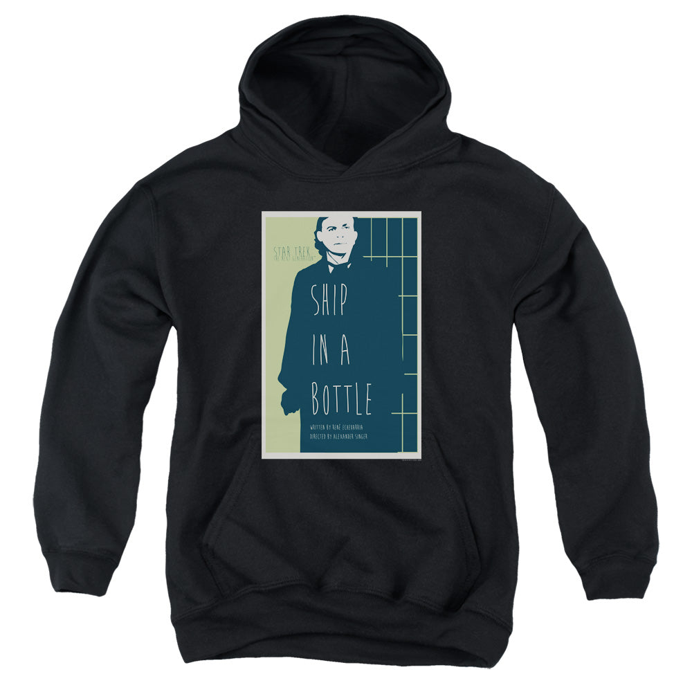 STAR TREK/TNG SEASON 6 EPISODE 12 - YOUTH PULLOVER HOODIE - BLACK