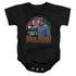 STAR TREK/PARTY LIKE A VULCAN - INFANT SNAPSUIT - BLACK