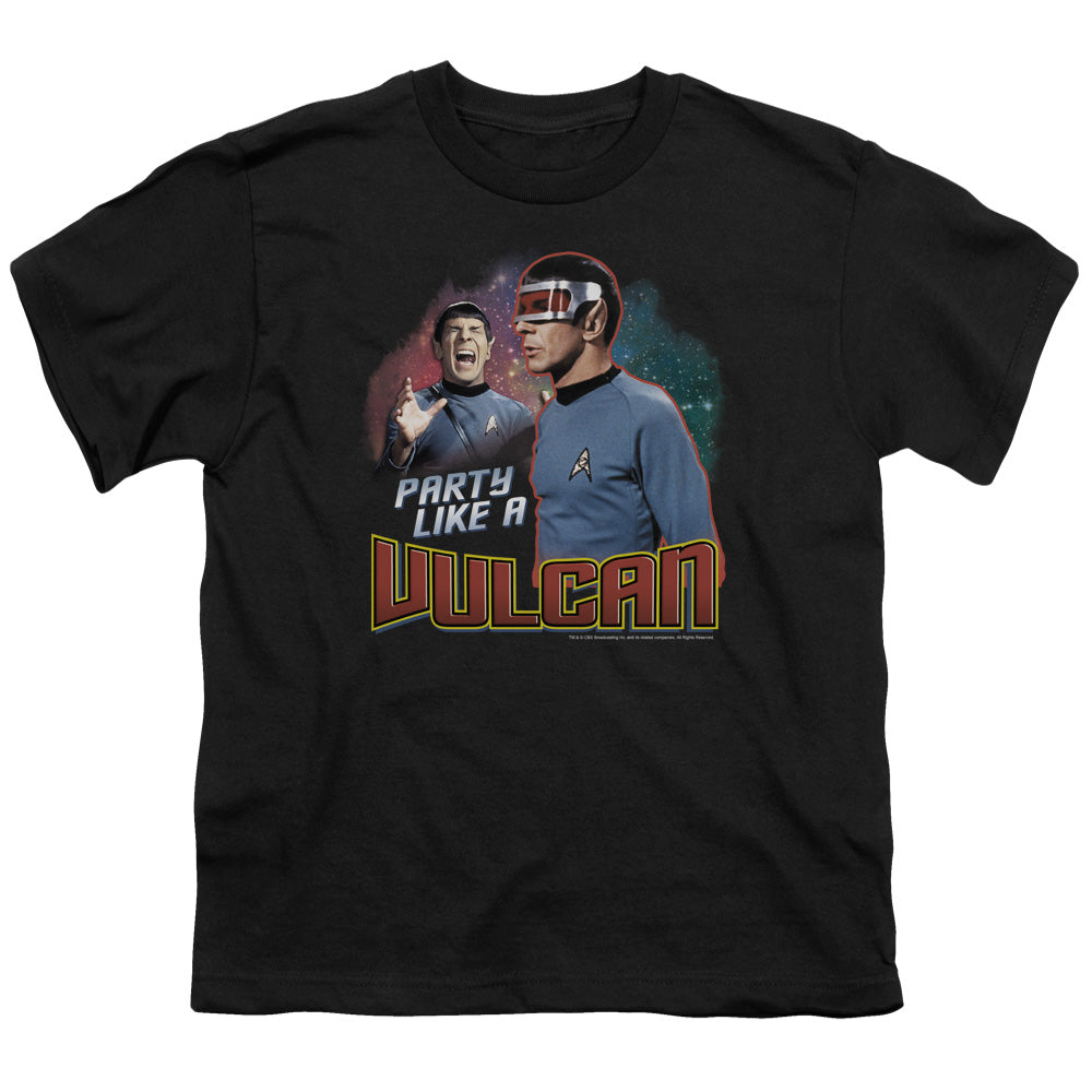 STAR TREK/PARTY LIKE A VULCAN - S/S YOUTH 18/1 - BLACK