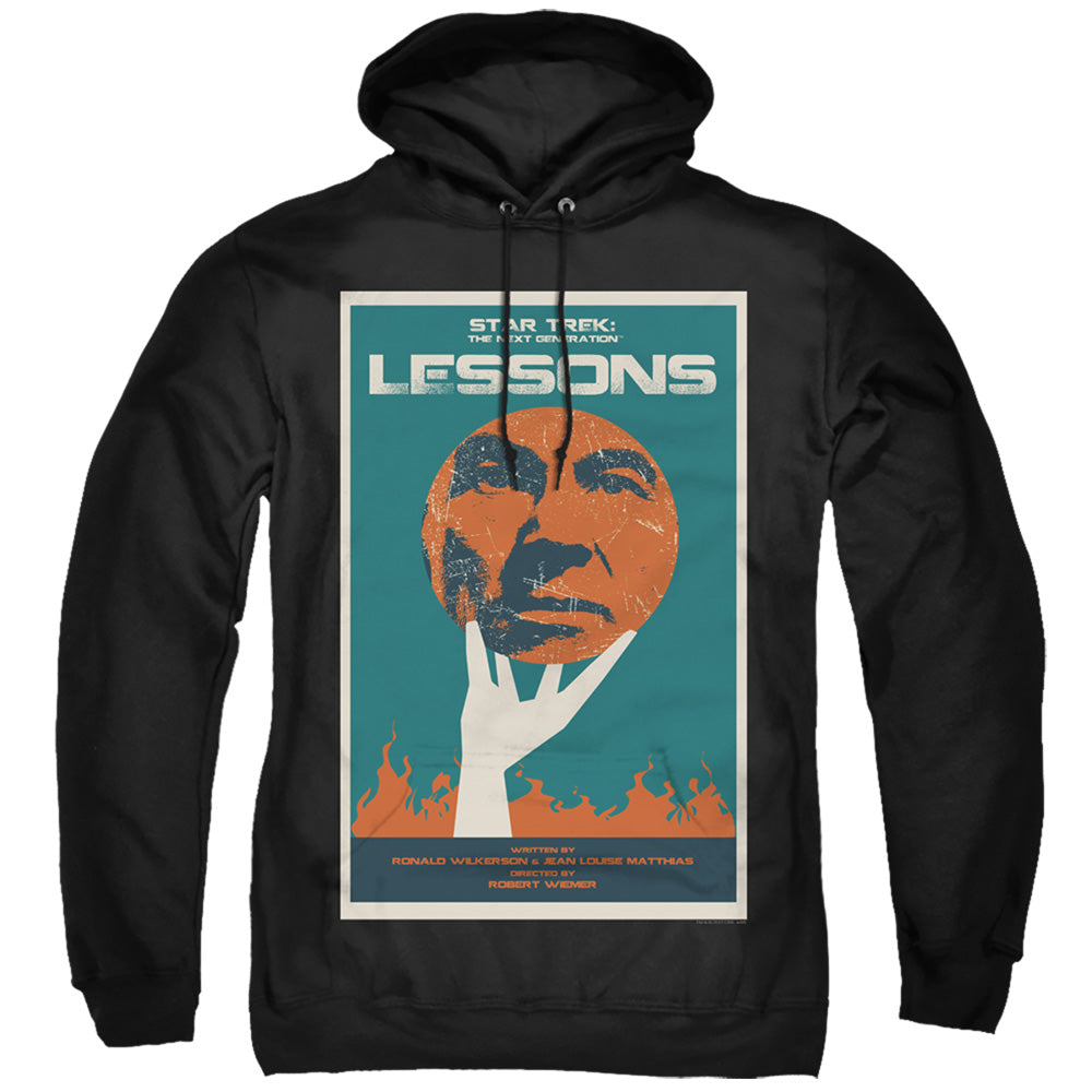 STAR TREK/TNG SEASON 6 EPISODE 19 - ADULT PULLOVER HOODIE - BLACK