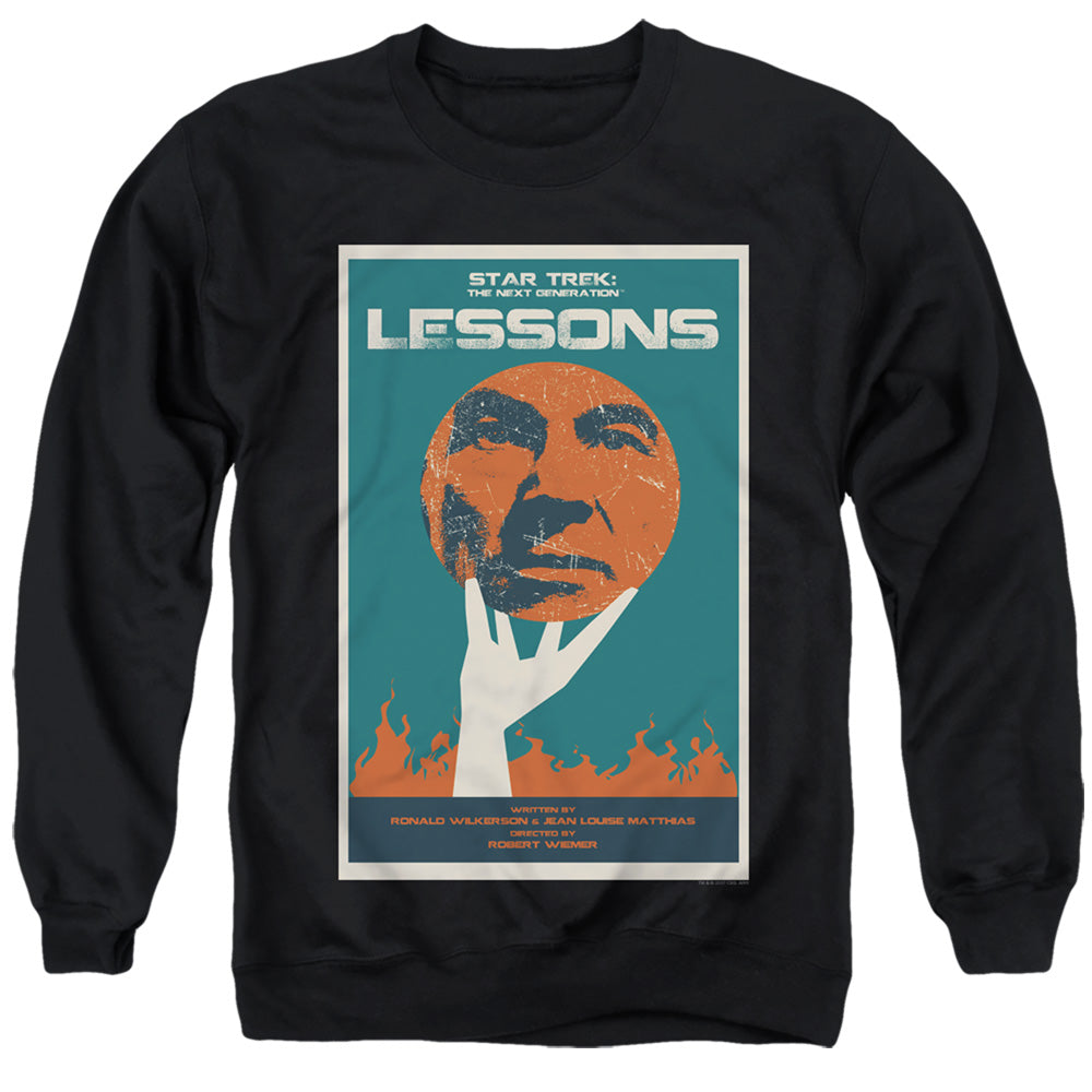 STAR TREK/TNG SEASON 6 EPISODE 19 - ADULT CREWNECK SWEATSHIRT - BLACK