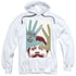 STAR TREK/TNG SEASON 6 EPISODE 21 - ADULT PULLOVER HOODIE - WHITE