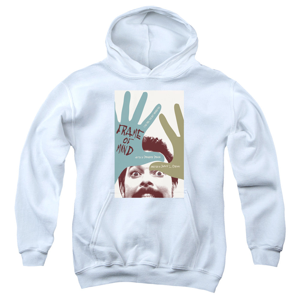 STAR TREK/TNG SEASON 6 EPISODE 21 - YOUTH PULLOVER HOODIE - WHITE