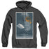 STAR TREK/TNG SEASON 7 EPISODE 2 - ADULT HEATHER HOODIE - BLACK