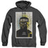 STAR TREK/TNG SEASON 7 EPISODE 3 - ADULT HEATHER HOODIE - BLACK