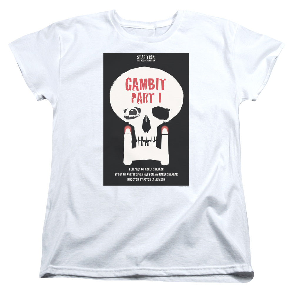 STAR TREK/TNG SEASON 7 EPISODE 4 - S/S WOMENS TEE - WHITE