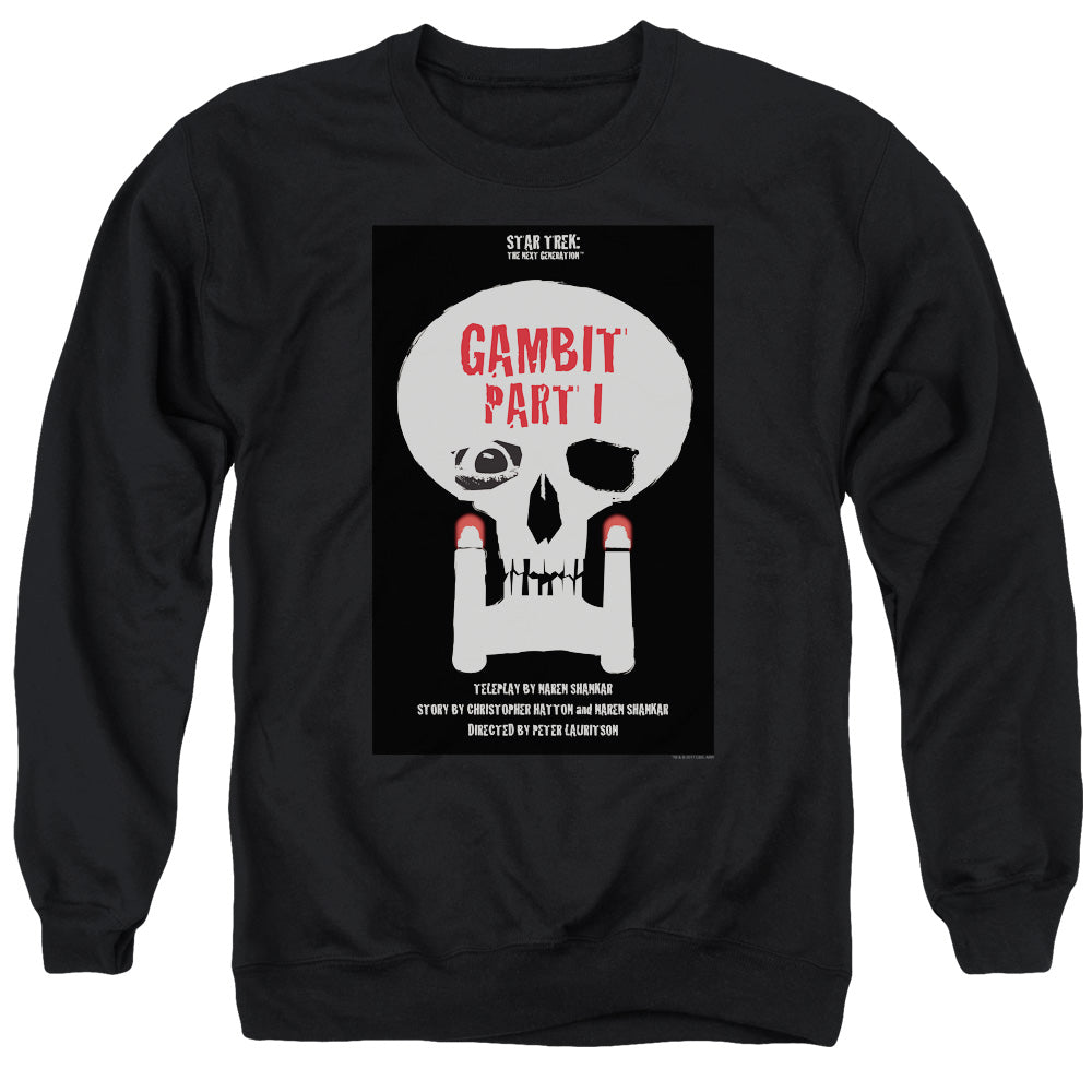 STAR TREK/TNG SEASON 7 EPISODE 4 - ADULT CREWNECK SWEATSHIRT - BLACK