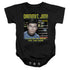 STAR TREK/ALL OF THE ABOVE - INFANT SNAPSUIT - BLACK