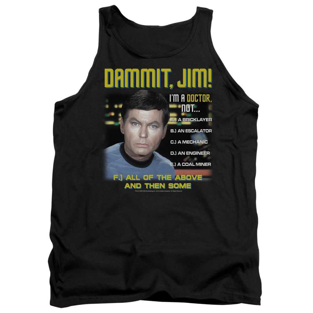 STAR TREK/ALL OF THE ABOVE - ADULT TANK - BLACK
