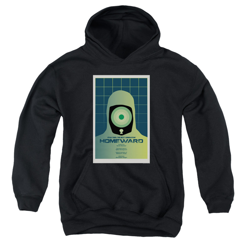 STAR TREK/TNG SEASON 7 EPISODE 13 - YOUTH PULLOVER HOODIE - BLACK