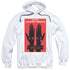 STAR TREK/TNG SEASON 7 EPISODE 15 - ADULT PULLOVER HOODIE - WHITE
