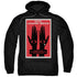 STAR TREK/TNG SEASON 7 EPISODE 15 - ADULT PULLOVER HOODIE - BLACK