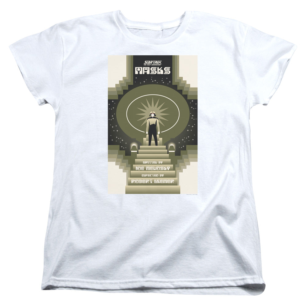 STAR TREK/TNG SEASON 7 EPISODE 17 - S/S WOMENS TEE - WHITE