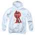 STAR TREK/TNG SEASON 7 EPISODE 21 - YOUTH PULLOVER HOODIE - WHITE
