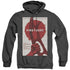 STAR TREK/TNG SEASON 7 EPISODE 21 - ADULT HEATHER HOODIE - BLACK