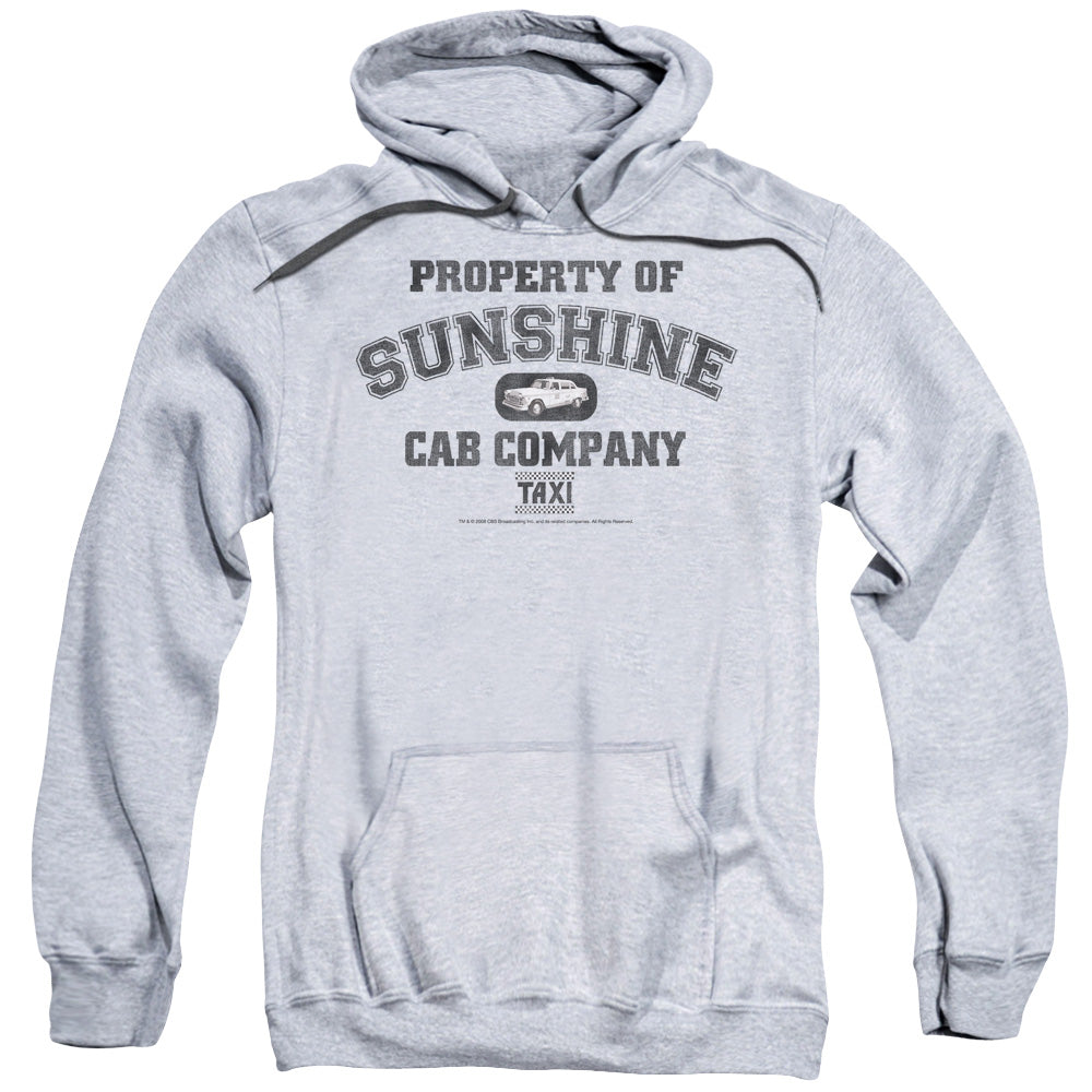 TAXI/PROPERTY OF SUNSHINE CAB - ADULT PULLOVER HOODIE - ATHLETIC HEATHER