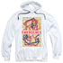 STAR TREK/TNG SEASON 7 EPISODE 23 - ADULT PULLOVER HOODIE - WHITE