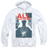 STAR TREK/TNG SEASON 7 EPISODE 25 - ADULT PULLOVER HOODIE - WHITE