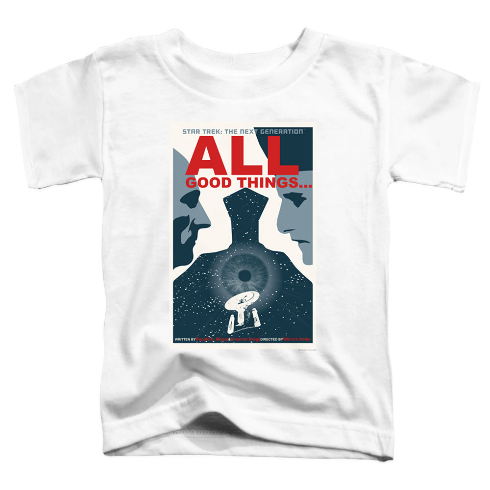 STAR TREK/TNG SEASON 7 EPISODE 25 - S/S TODDLER TEE - WHITE