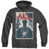 STAR TREK/TNG SEASON 7 EPISODE 25 - ADULT HEATHER HOODIE - BLACK