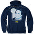 TAXI/SHUT YOUR TRAP - ADULT PULLOVER HOODIE - NAVY