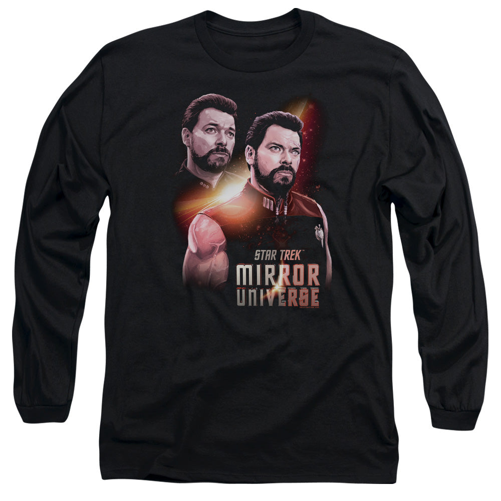 STAR TREK/MIRROR RIKER -  L/S ADULT 18/1  - BLACK