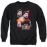 STAR TREK/MIRROR RIKER - ADULT CREWNECK SWEATSHIRT - BLACK