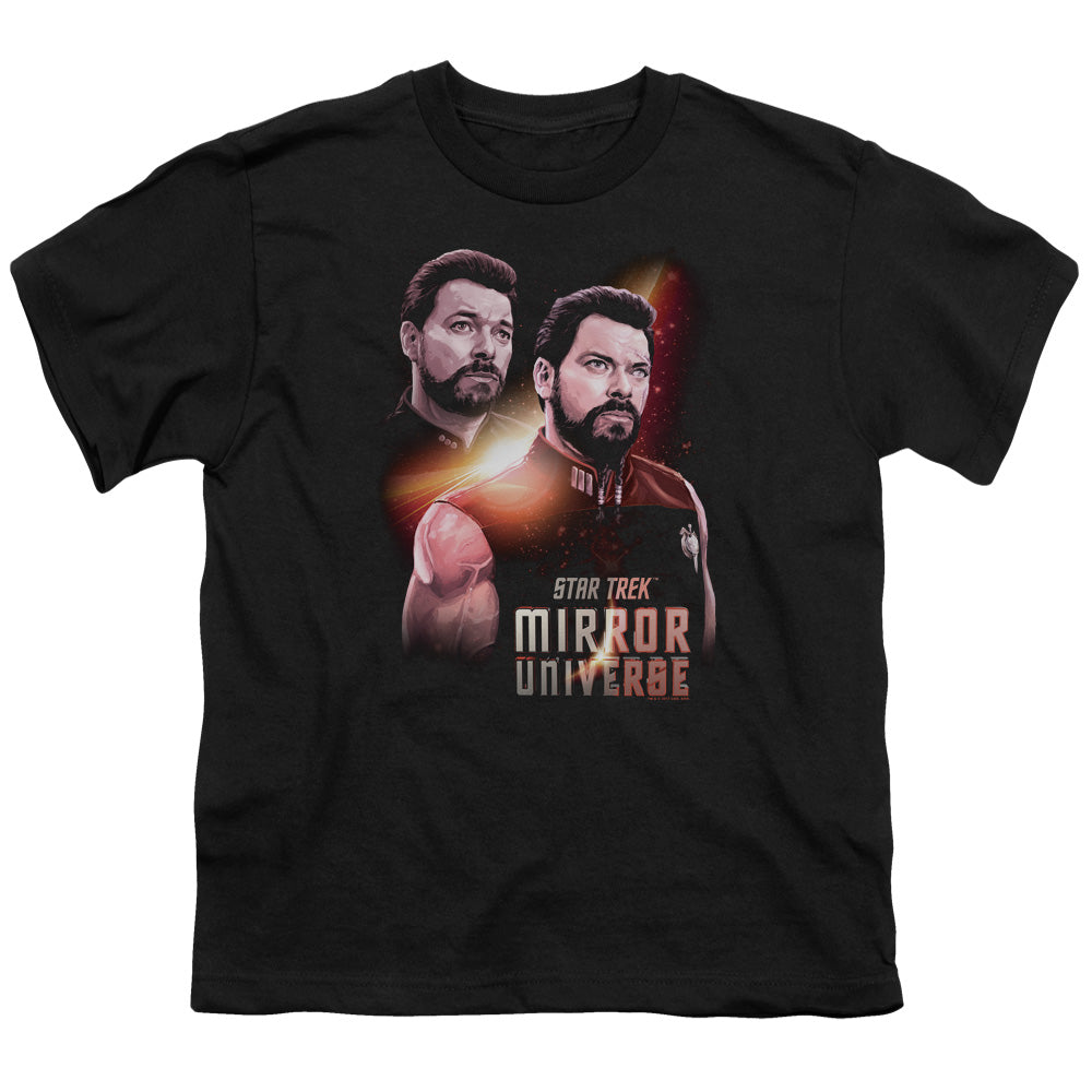 STAR TREK/MIRROR RIKER - S/S YOUTH 18/1 - BLACK