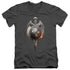 STAR TREK/TERRAN EMPIRE - S/S ADULT V-NECK 30/1 - CHARCOAL