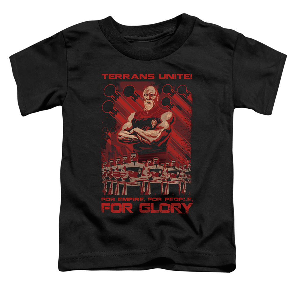 STAR TREK/TERRANS UNITE - S/S TODDLER TEE - BLACK