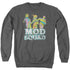 MOD SQUAD/MOD SQUAD RUN GROOVY - ADULT CREWNECK SWEATSHIRT - CHARCOAL