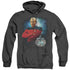STAR TREK/PICARD 30 - ADULT HEATHER HOODIE - BLACK