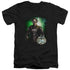 STAR TREK/BORG 30 - S/S ADULT V-NECK 30/1 - BLACK