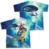 STAR TREK/30 CREW (FRONT/BACK PRINT) - S/S YOUTH POLY CREW - MULTI