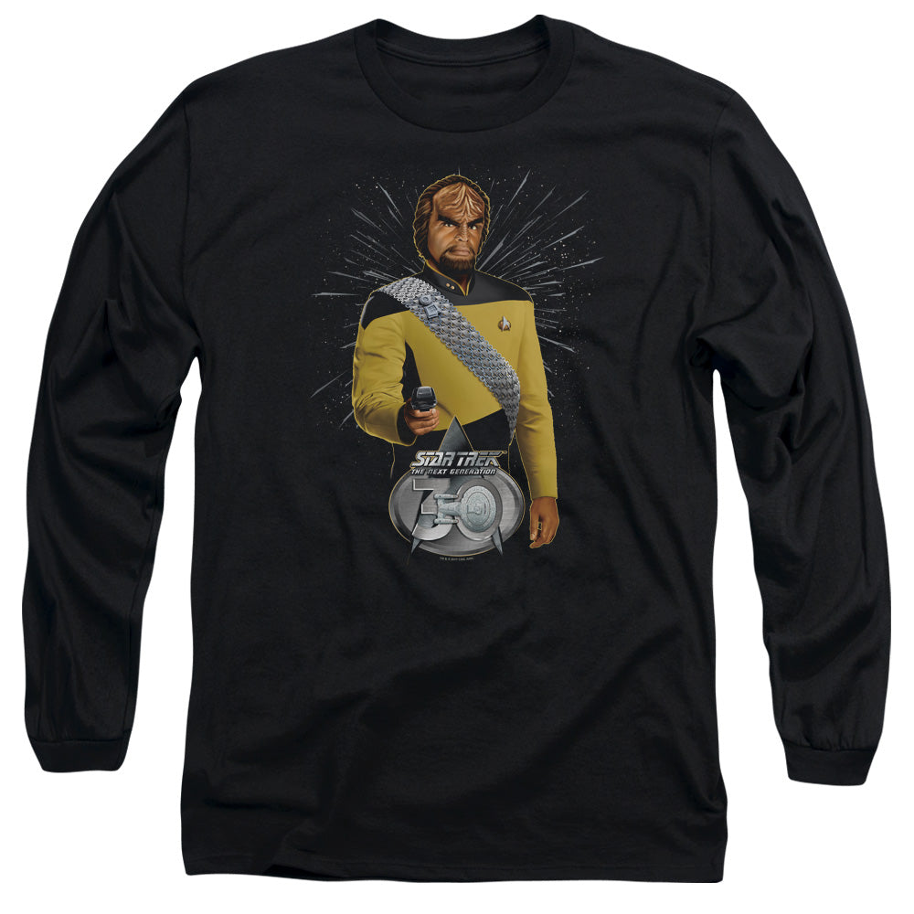 STAR TREK/WORF 30 -  L/S ADULT 18/1  - BLACK