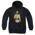 STAR TREK/WORF 30 - YOUTH PULLOVER HOODIE - BLACK