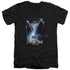 STAR TREK DISCOVERY/DISCOVERY BEGINS - S/S ADULT V-NECK 30/1 - BLACK