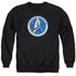 STAR TREK DISCOVERY/STARFLEET COMMAND - ADULT CREWNECK SWEATSHIRT - BLACK