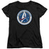 STAR TREK DISCOVERY/STARFLEET COMMAND - S/S WOMENS TEE - BLACK