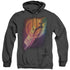 STAR TREK DISCOVERY/DISCOVERY ASCENT - ADULT HEATHER HOODIE - BLACK